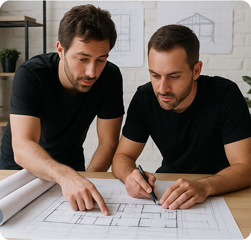 Architects working